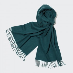 Uniqlo 100pct Cashmere Scarf Taschen Damen Dunkelgrün | 68527XCNZ