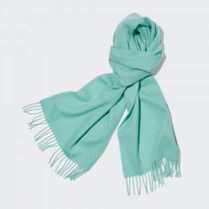 Uniqlo 100pct Cashmere Scarf Taschen Damen Grün | 59630JGWY