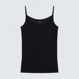 Uniqlo Airism Camisole Top T-shirts Damen Schwarz | 32478NTWH