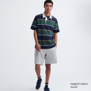 Uniqlo Airism Cotton Easy Shorts Hosen Herren Grau | 67905IYWK
