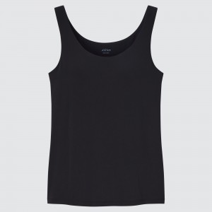 Uniqlo Airism Sleeveless Bra Top Schwangerschaftskleidung Damen Schwarz | 75360RNQB