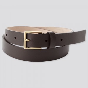 Uniqlo Belt 2021 Season Taschen Damen Dunkelbraun | 36459VYNI