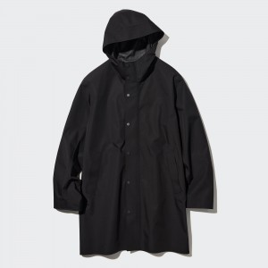 Uniqlo Blocktech Coat Jacken Herren Schwarz | 38106JCSI