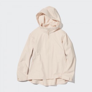 Uniqlo Blocktech Parka Jacken Damen Beige | 73256JGAH