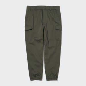 Uniqlo Cargo Jogger Trousers Hosen Herren Olivgrün | 26351EKUG