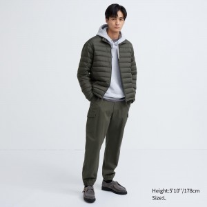 Uniqlo Cargo Joggers Hosen Herren Olivgrün | 82467MRWB