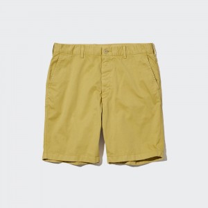 Uniqlo Chino Shorts Hosen Herren Gelb | 93075ITHB
