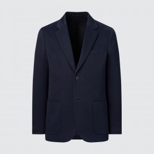 Uniqlo Comfort Blazer Jacket Anzüge Herren Navy | 60841GERC