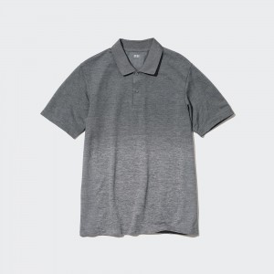 Uniqlo Dry Ex Polo Shirt Poloshirt Herren Grau | 97046PRMQ