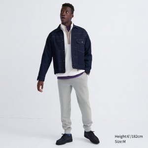 Uniqlo Dry Stretch Joggers Jogginghose Herren Hellgrau | 09617SJWC