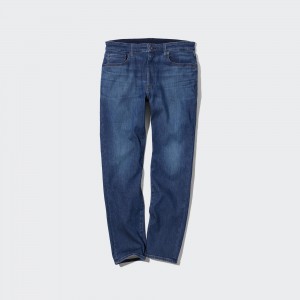 Uniqlo Ezy Ultra Stretch Slim Fit Jeans Jeans Herren Blau | 73841SAMQ