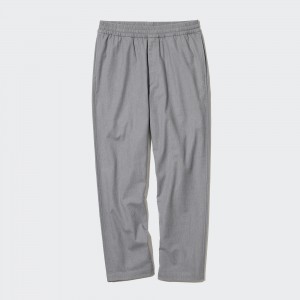 Uniqlo Flannel Ankle Length Trousers Hosen Herren Grau | 86431LGUF