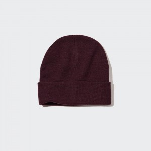 Uniqlo Heattech Cap Taschen Damen Bordeaux | 96832NDLB