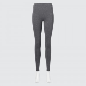 Uniqlo Heattech Extra Warm Cotton Thermal Leggings Socken Damen Dunkelgrau | 64502GTVJ