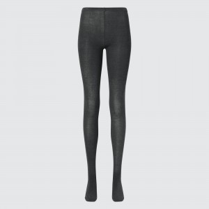 Uniqlo Heattech Knitted Thermal Tights Strumpfhose Damen Dunkelgrau | 53764SQPJ
