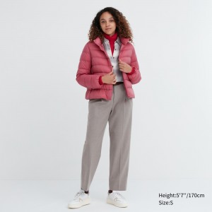 Uniqlo Heattech Pleated Trousers Oberteile Damen Grau | 26190FHQY