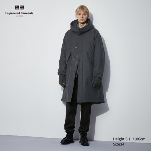 Uniqlo Heattech Warm Padded Coat Jacken Herren Dunkelgrau | 37950QYAE
