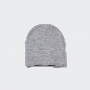 Uniqlo Heattech Watch Cap Taschen Damen Grau | 93028XCPZ