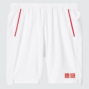 Uniqlo Kei Nishikori London 2022 Dry Shorts Hosen Herren Weiß | 96402RSJV