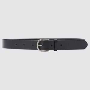 Uniqlo Leather Belt Taschen Damen Schwarz | 47053CEFY