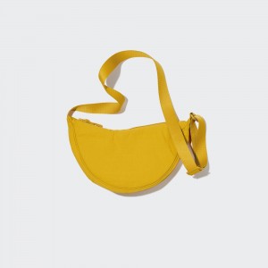Uniqlo Round Mini Shoulder Bag Taschen Damen Gelb | 93580OEDB