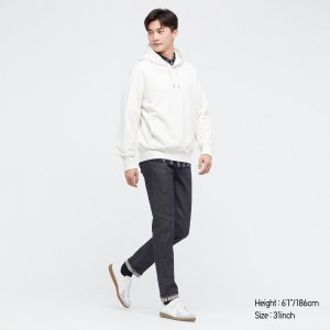 Uniqlo Selvedge Stretch Slim Fit Jeans Jeans Herren Navy | 03817FRJZ