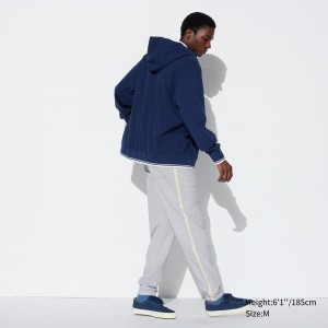 Uniqlo Side Stripe Joggers Long Hosen Herren Grau | 56321SKOX