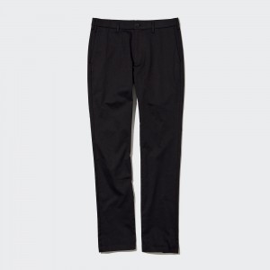 Uniqlo Slim Fit Chinos Hosen Herren Schwarz | 42739OZGQ