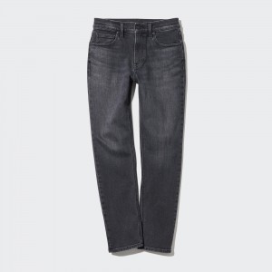 Uniqlo Slim Fit Straight Leg Jeans Jeans Damen Grau | 40231OIAU