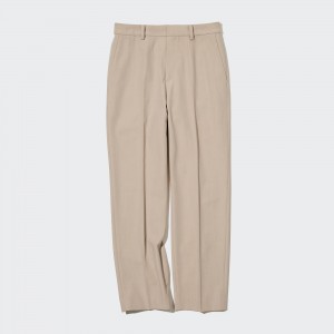Uniqlo Smart Ankle Length Trousers Oberteile Damen Beige | 04529DTOX