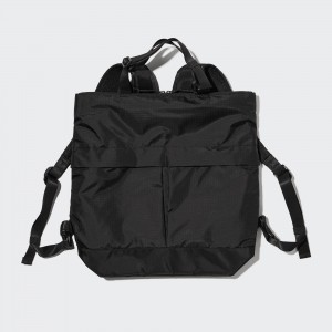 Uniqlo Two Way Utility Bag Taschen Damen Schwarz | 68370BFRA