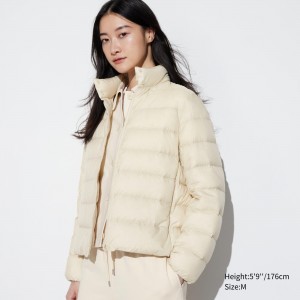 Uniqlo Ultra Light Down Jacket Jacken Damen Weiß | 70968LATX