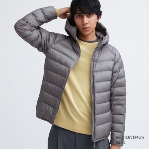 Uniqlo Ultra Light Down Parka Jacken Herren Grau | 85769GSKB