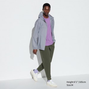 Uniqlo Ultra Stretch Dry Ex Joggers Hosen Herren Olivgrün | 81762TYUJ