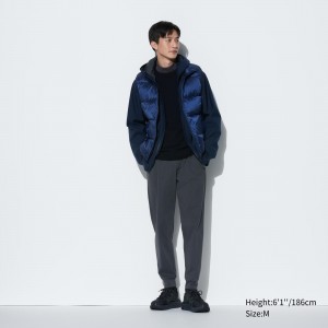 Uniqlo Ultra Stretch Dry Ex Joggers Long Jogginghose Herren Dunkelgrau | 98275ZYBL
