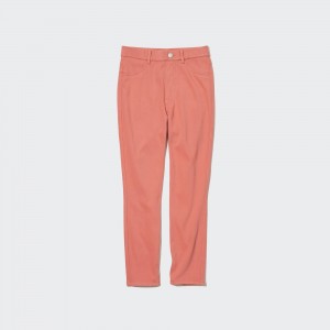 Uniqlo Ultra Stretch High Rise Cropped Leggings Oberteile Damen Rosa | 60281LGDE