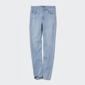 Uniqlo Ultra Stretch High Rise Skinny Fit Jeans Jeans Damen Blau | 92853SLUE