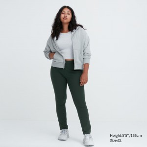 Uniqlo Ultra Stretch Leggings Oberteile Damen Dunkelgrün | 07253MIPY