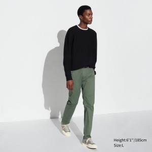 Uniqlo Ultra Stretch Skinny Fit Colour Jeans Jeans Herren Olivgrün | 51748HYMD