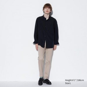 Uniqlo Ultra Stretch Skinny Fit Colour Jeans Jeans Herren Beige | 49152ZEQN