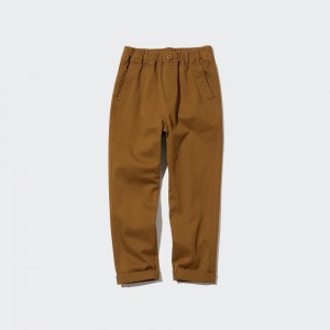 Uniqlo Ultra Stretch Weite Leg Trousers Jogginghose Kinder Braun | 98605NCXA