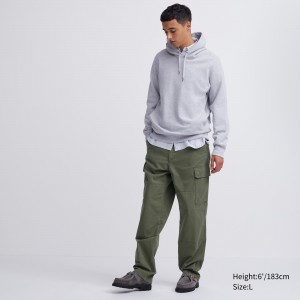Uniqlo Utility Cargo Trousers Hosen Herren Olivgrün | 89074FROU
