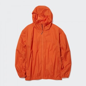 Uniqlo Uv Protection 3d Cut Pocketable Parka Jacken Herren Orange | 39075YDTP
